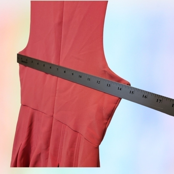 MONTEAU - Size small Dress Pleated Form fitting  Pink Small  T22 - Picture 8 of 9